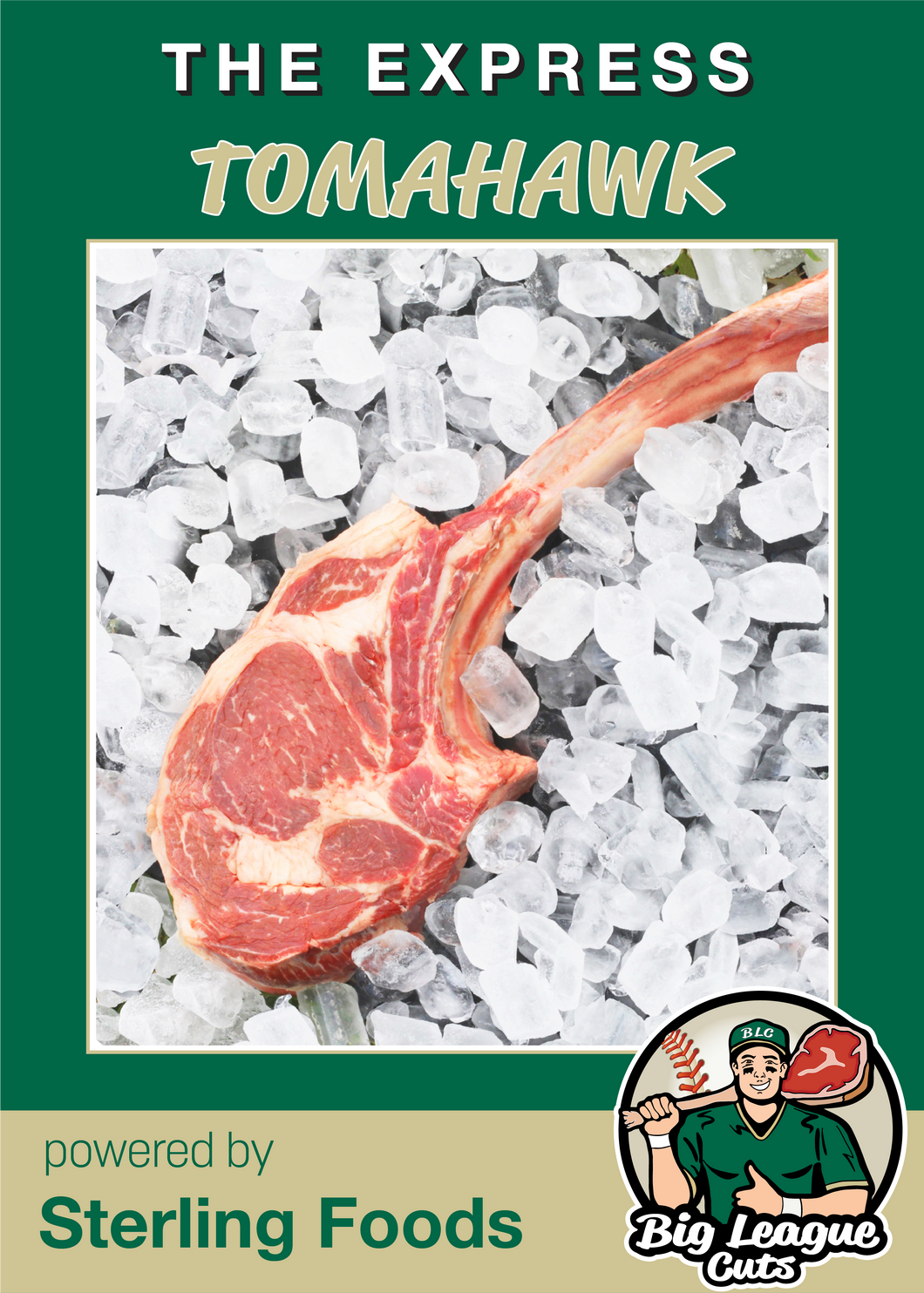 The Wildthing Tomahawk Steak (2) 32 oz. steaks