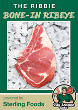Load image into Gallery viewer, The Ribbie - Bone-in Ribeye Steak (4) 16 oz. steaks
