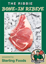 Load image into Gallery viewer, The Ribbie - Bone-in Ribeye Steak (4) 16 oz. steaks
