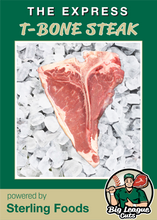 Load image into Gallery viewer, Express T-Bone Steak (4) 14 oz. steaks

