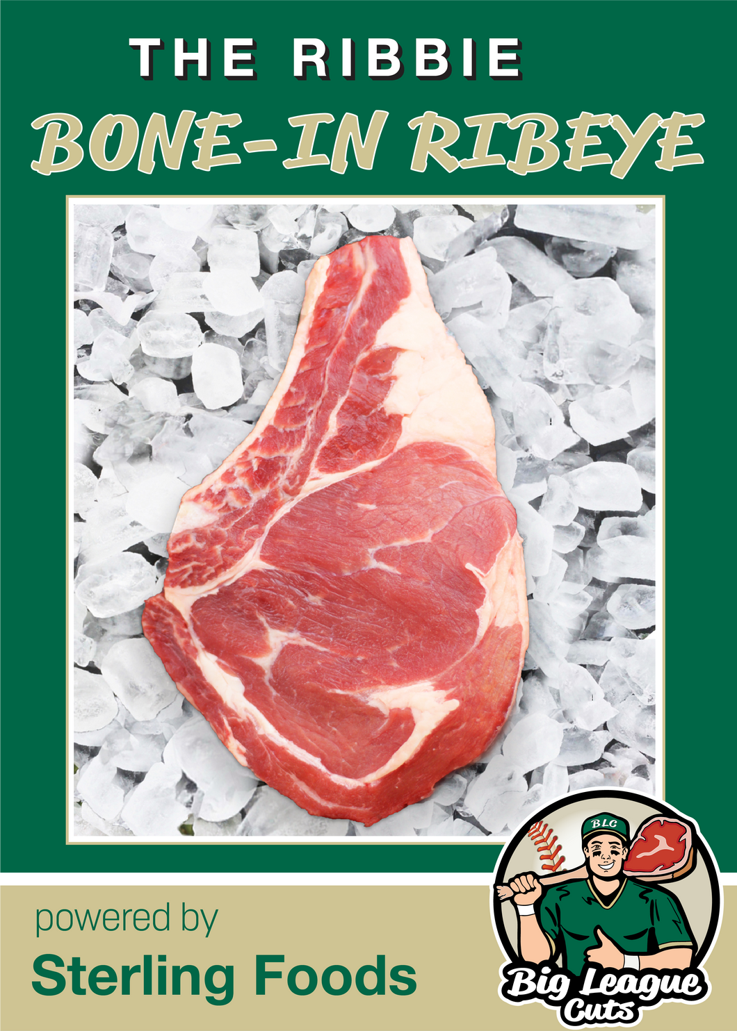 The Ribbie - Bone-in Ribeye Steak (4) 16 oz. steaks